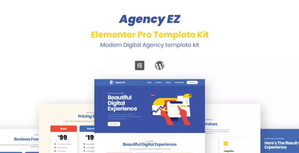 AgencyEz – Elementor Pro Template Kit