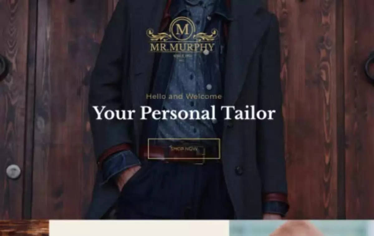 Mr. Murphy - Custom Dress Tailoring Clothing WP