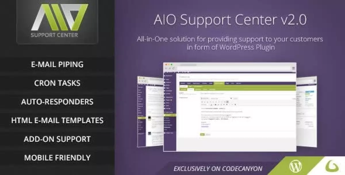 AIO Support Center &#8211; WordPress Ticketing System