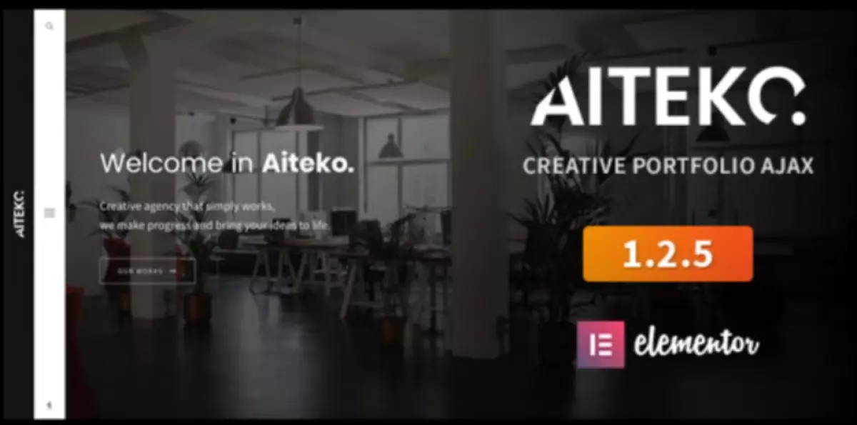 Aiteko  – Creative Portfolio Ajax Elementor WordPress Theme