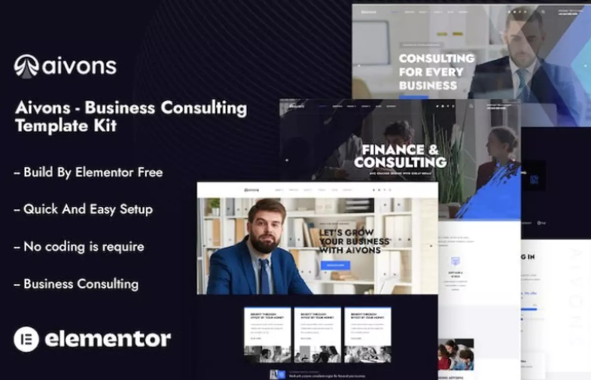 Aivons – Business Consulting Template Kit