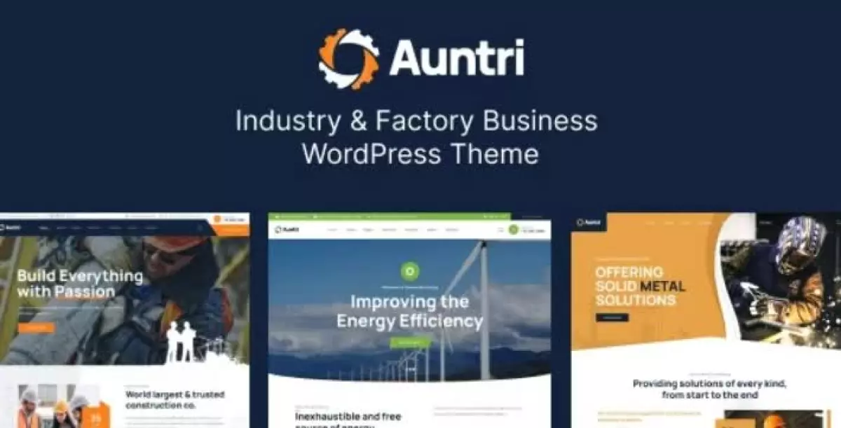 Auntri - Industry & Factory WordPress Theme