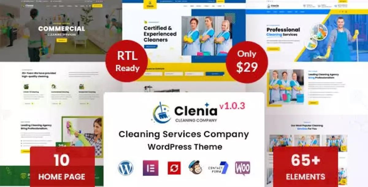 [WISH] Clenia - Cleaning Services WordPress