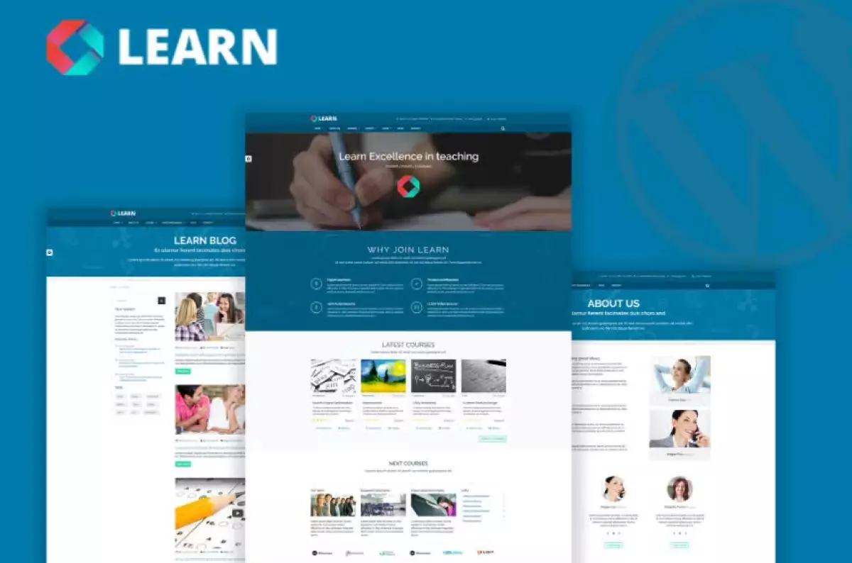 Learn - Education, eLearning WordPress Theme