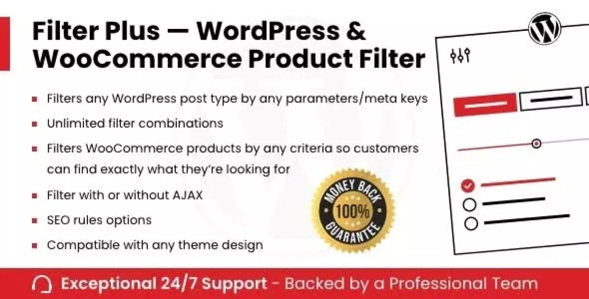 [WISH] Filter Plus — WordPress/WooCommerce Product