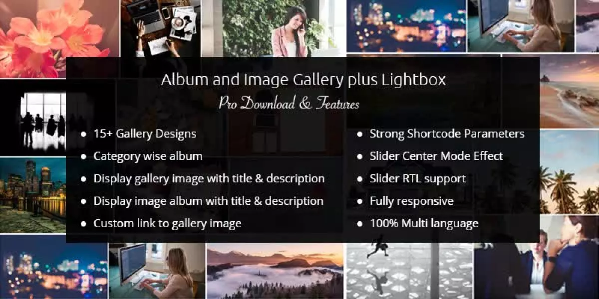 Album and Image Gallery Plus Lightbox 1.7