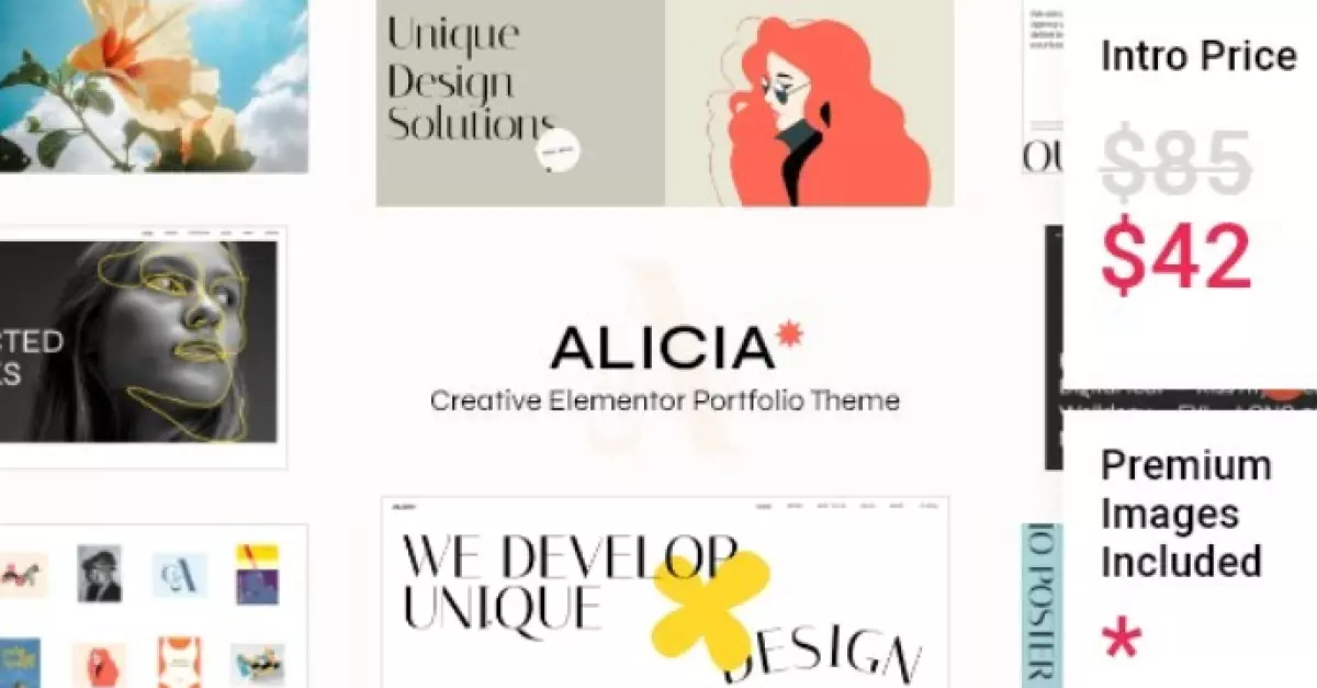 Alicia - Elementor Portfolio Theme