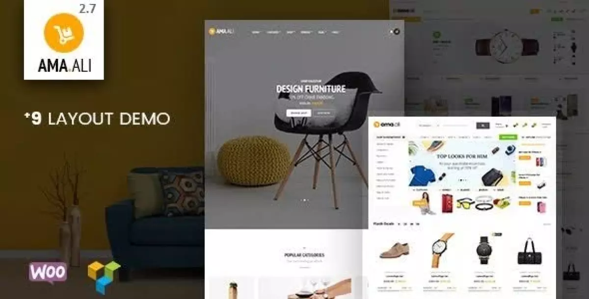 Ama.Ali - Market Furniture Shop WooCommerce WordPress Theme 2.7