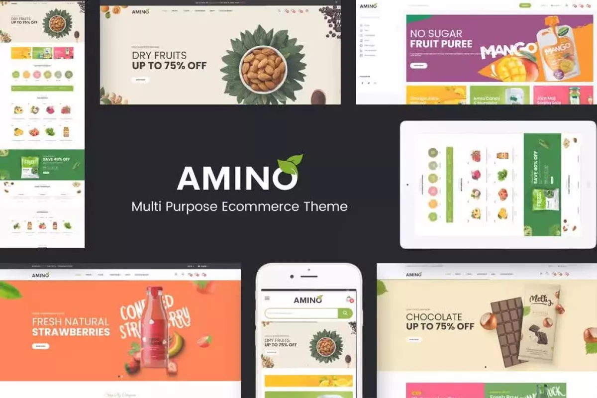 Amino - Organic & Food WordPress Theme 1.0