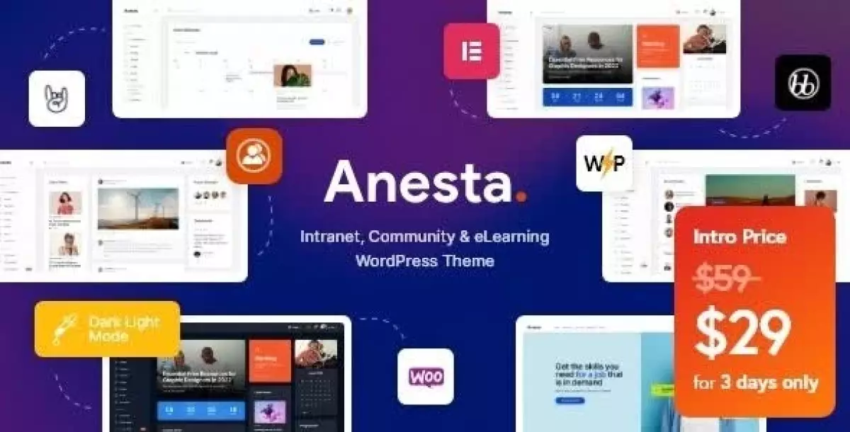 Anesta - Intranet, Extranet, Community and BuddyPress WordPress Theme 1.1.0