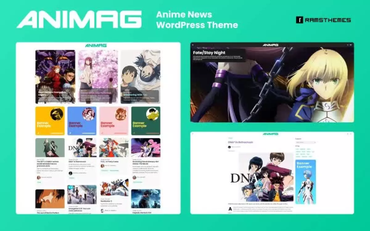 ANIMAG &#8211; Anime News WordPress Theme