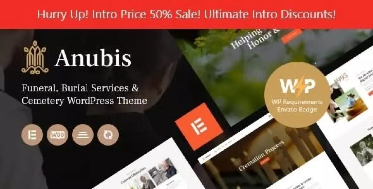 Anubis - Funeral & Burial Services WordPress Theme 1.4