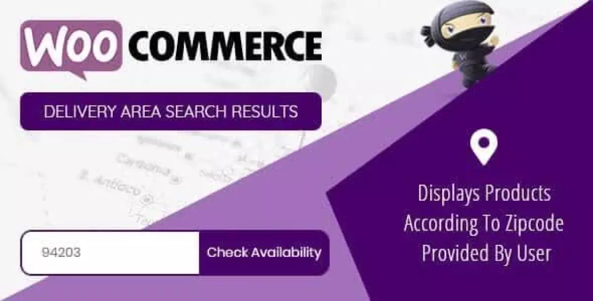 WooCommerce Products by Delivery Area