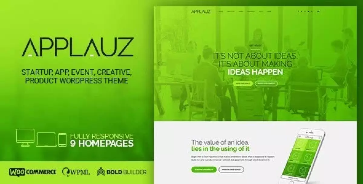 Applauz - Software, Technology & Digital WordPress Theme