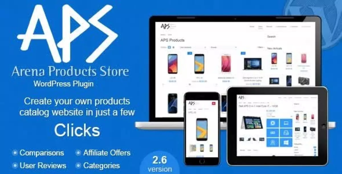 Arena Products Store - WordPress Plugin 3.1
