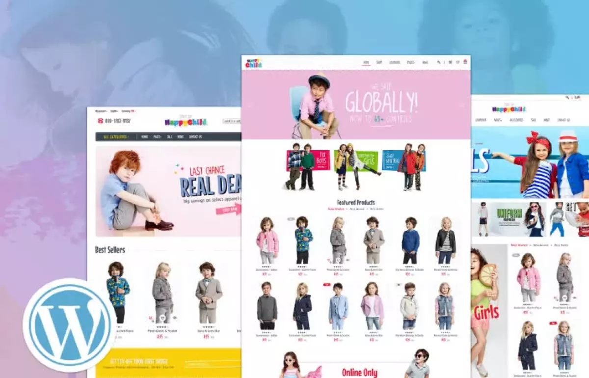 HappyChild | Multi Store Responsive WordPress Them