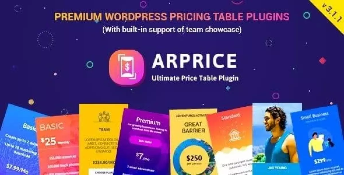 ARPrice - WordPress Pricing Table Plugin 4.0.3 