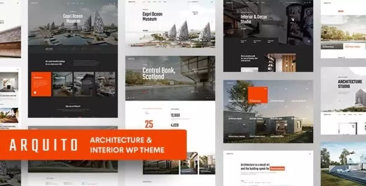 Arquito - 3D Architecture & Interior WordPress Theme 1.0.0