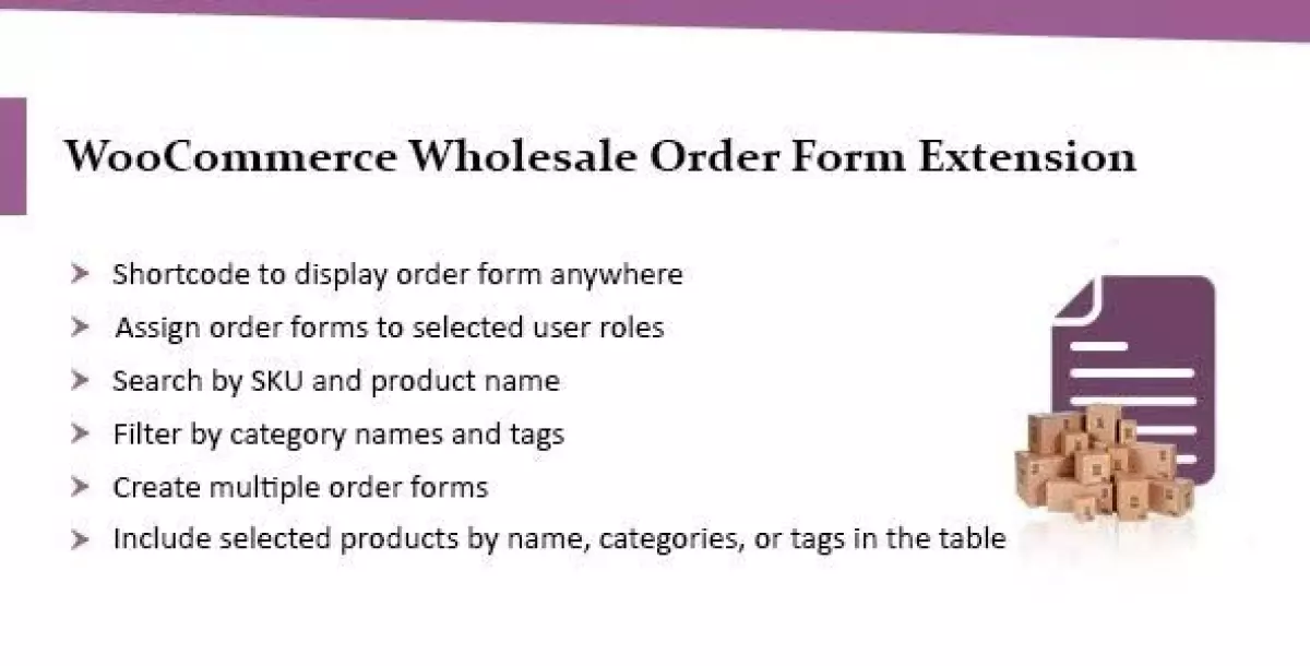 [WISH] WooCommerce Wholesale Order Form - B2B Order