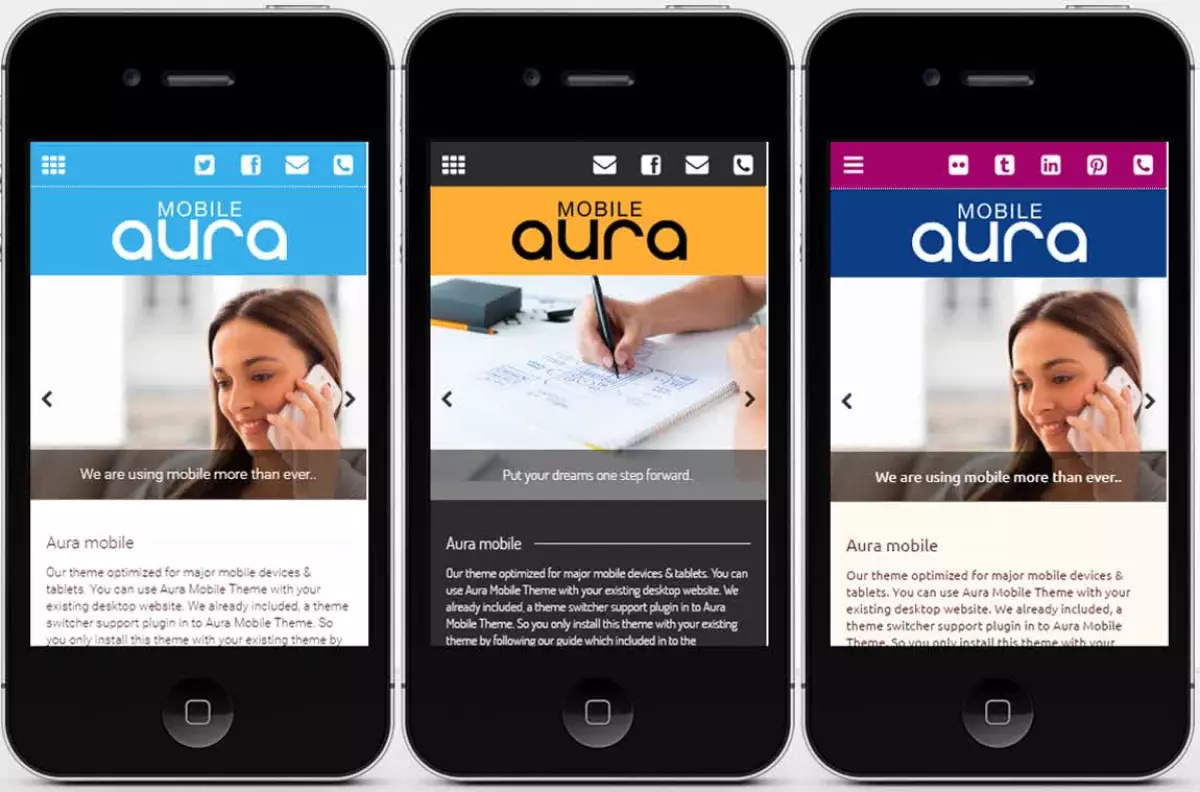 Aura Premium Mobile Theme  1.6.3