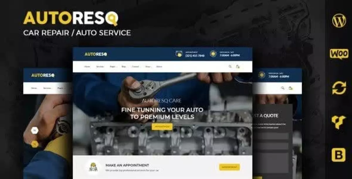 Autoresq - Car Repair WordPress Theme 2.1.4