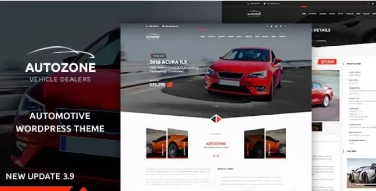 Autozone - Auto Dealer & Car Rental Theme 6.6.7 