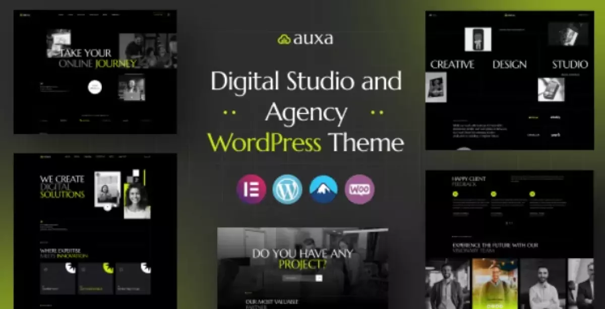 Auxa - Digital Studio and Agency WordPress Theme