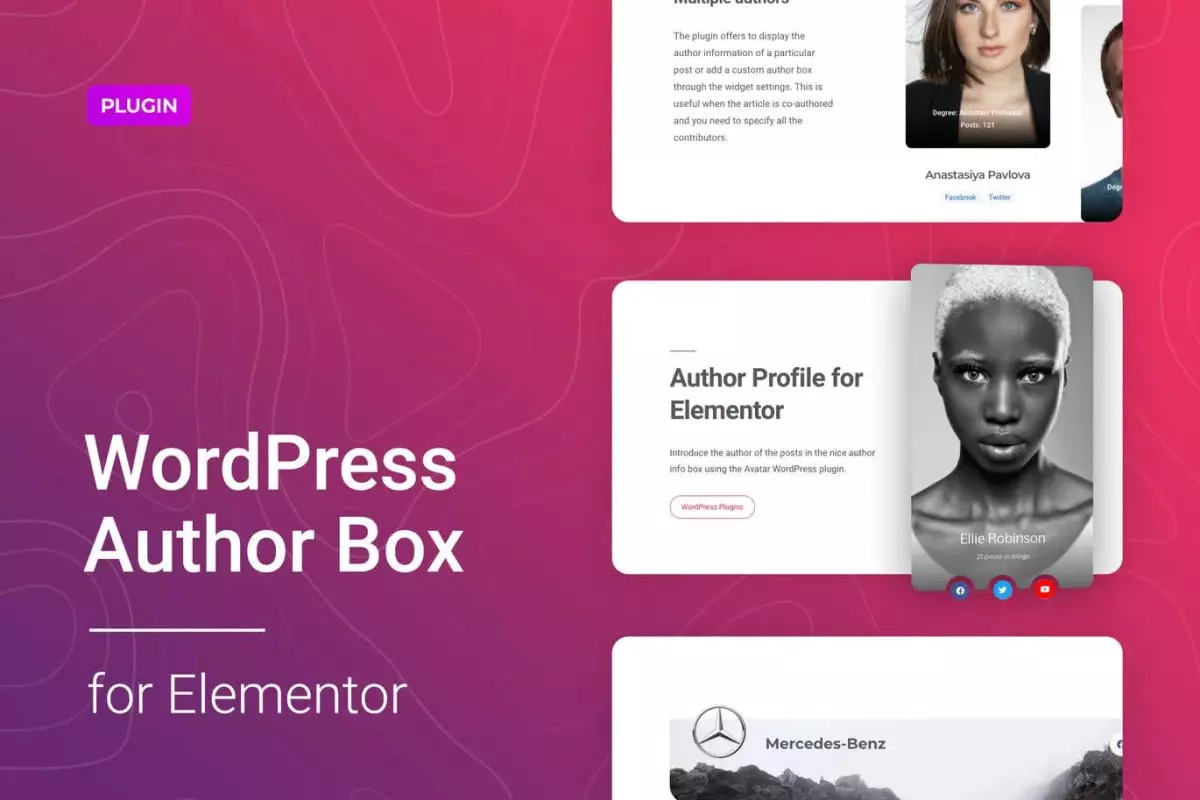 Avatar – Author Box for Elementor