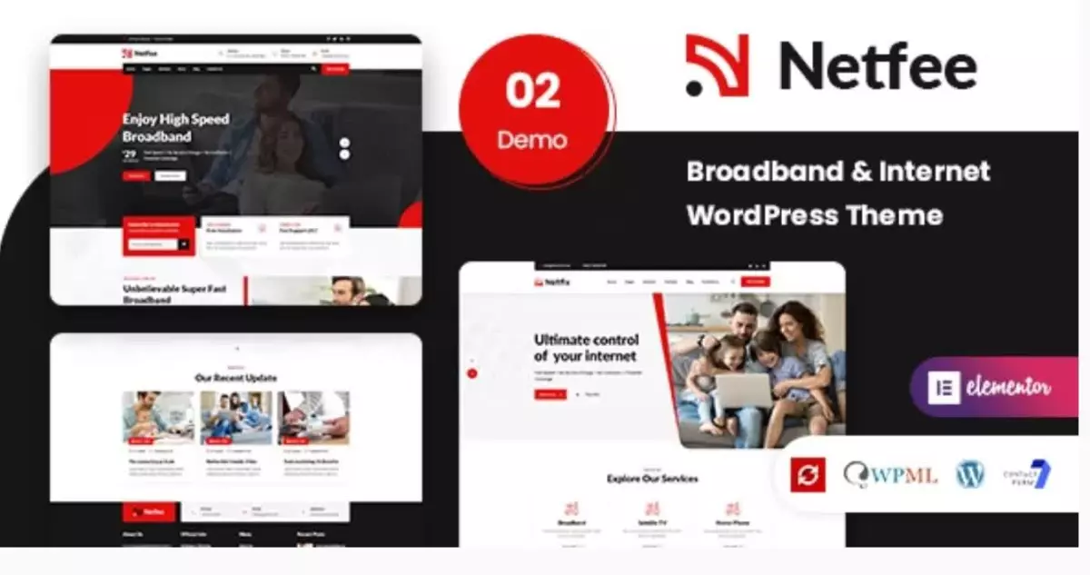 [WISH] Netfee - Broadband &amp; Internet WordPress