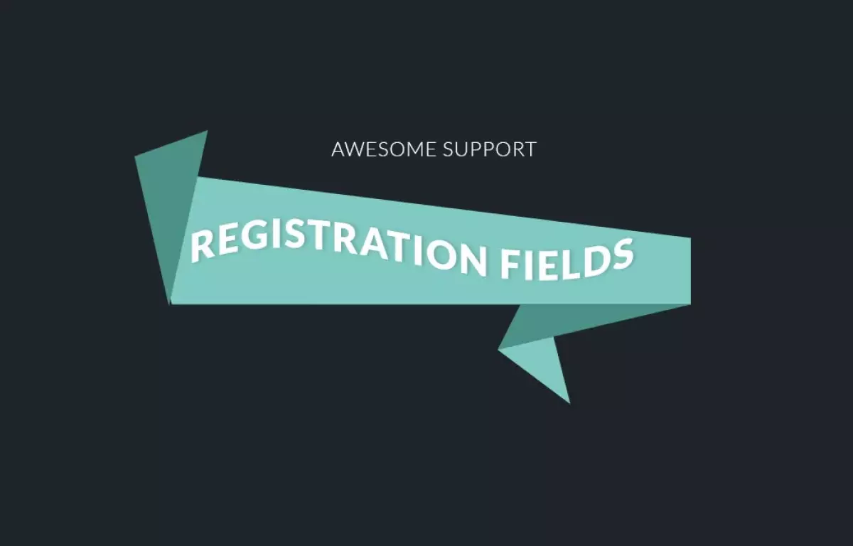 Awesome support Custom User Registration Fields  1.1.3