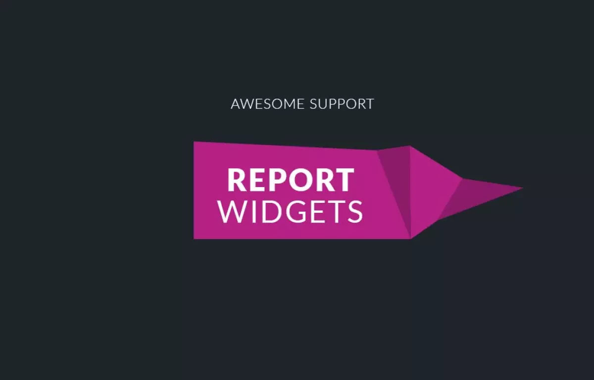 Awesome support Report Widgets 2.0.4