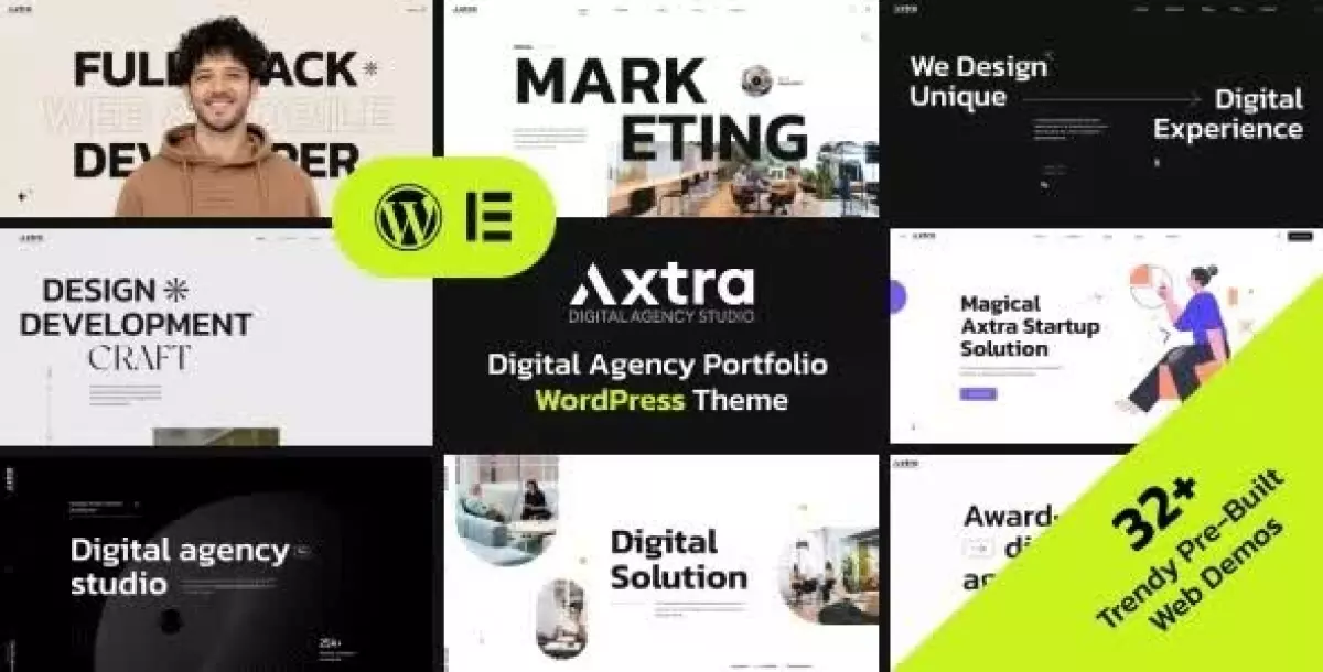 Axtra | Digital Agency Creative Portfolio Theme 1.5