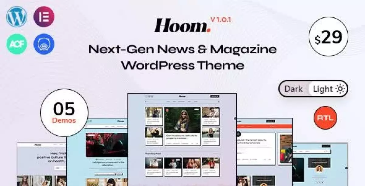 [WISH] Hoom - News &amp; Magazine WordPress