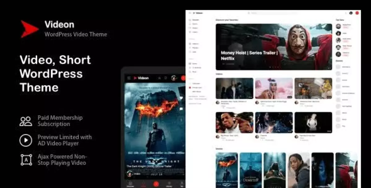 [WISH] Videon - Video, Short WordPress