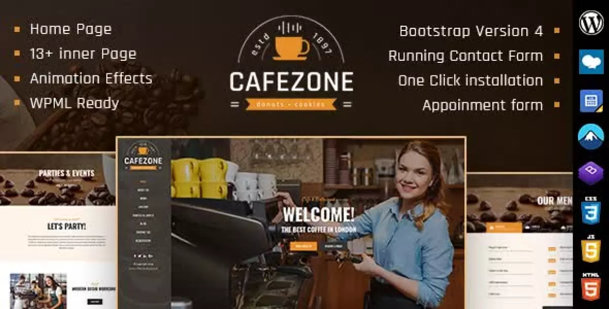 [WISH] CafeZone | Coffee Restaurant WordPress