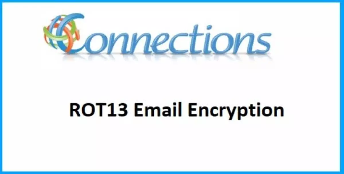 Connections Business Directory Extension ROT13 Email Encryption