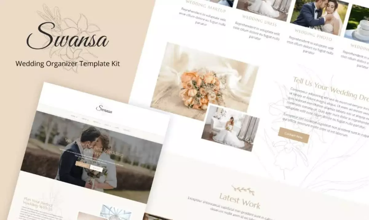 Swansa - Wedding Elementor Template