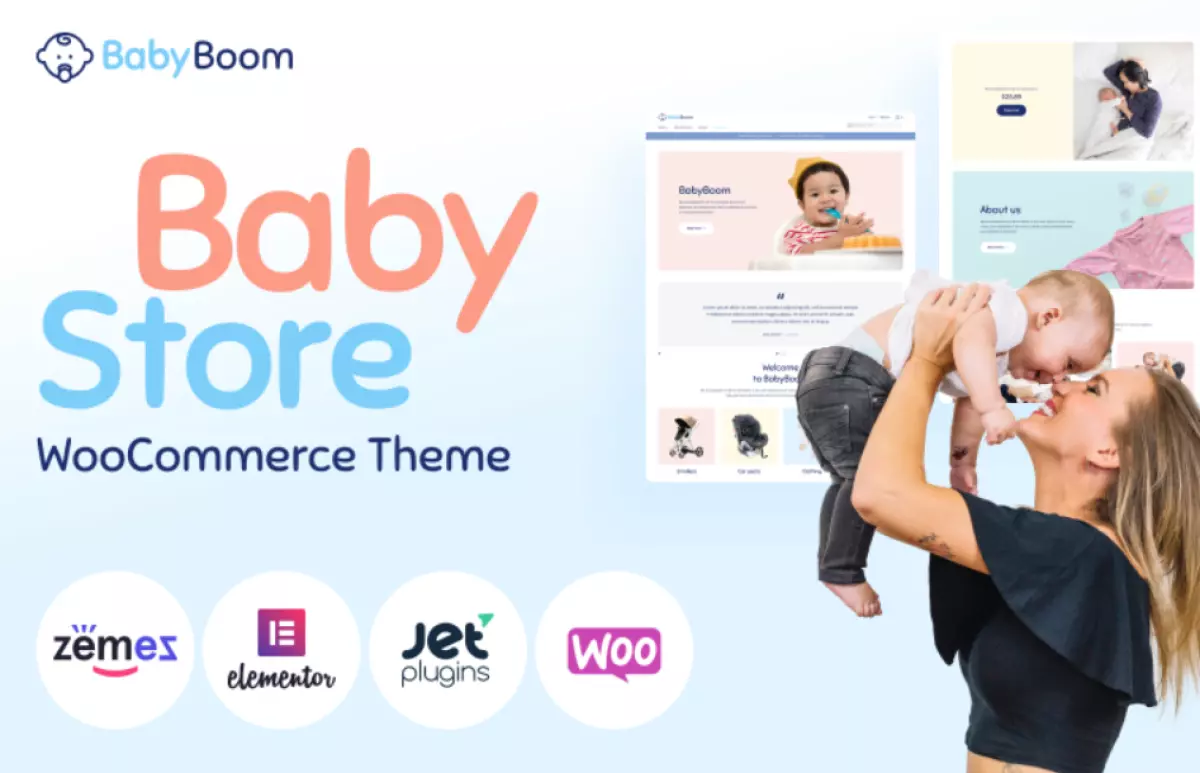 BabyBoom - Cute And Modern Baby WooCommerce Theme