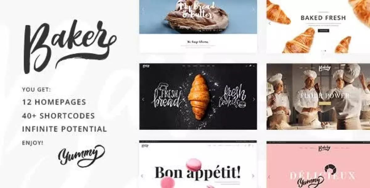 Baker &#8211; Fresh Bakery, Pastry and Cake Shop Theme