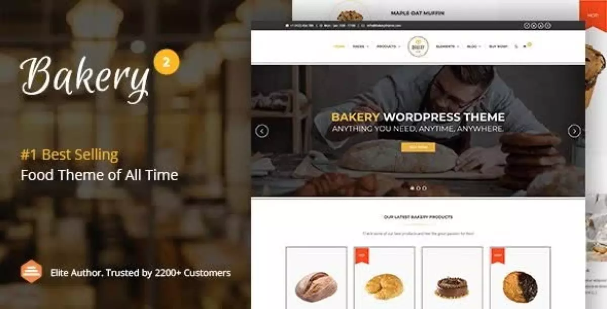 Bakery | WordPress Cake & Food Theme 2.7