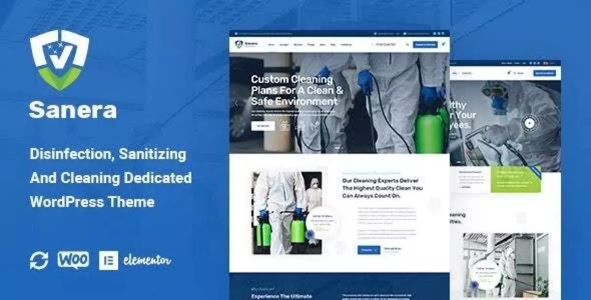 [WISH] Sanera - Sanitizing And Cleaning Services WordPress