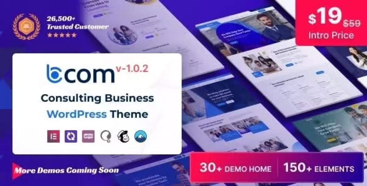 Bcom - Consulting Business WordPress Theme