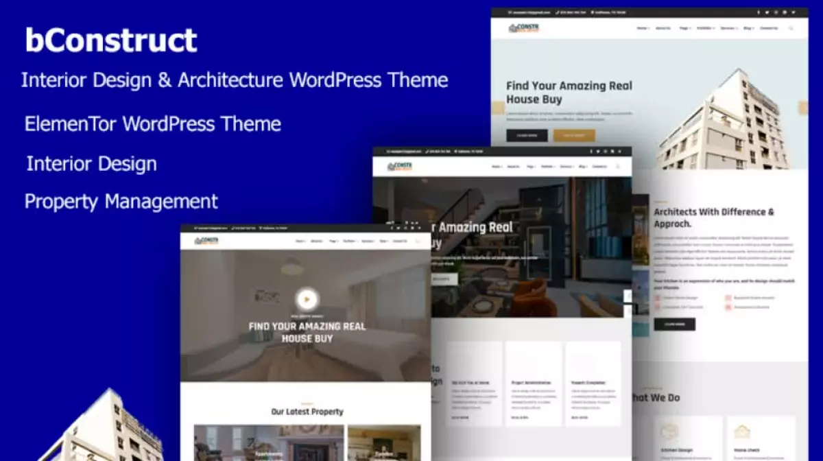 bConstruct &#8211; Interior Design &#038; Architecture WordPress Theme