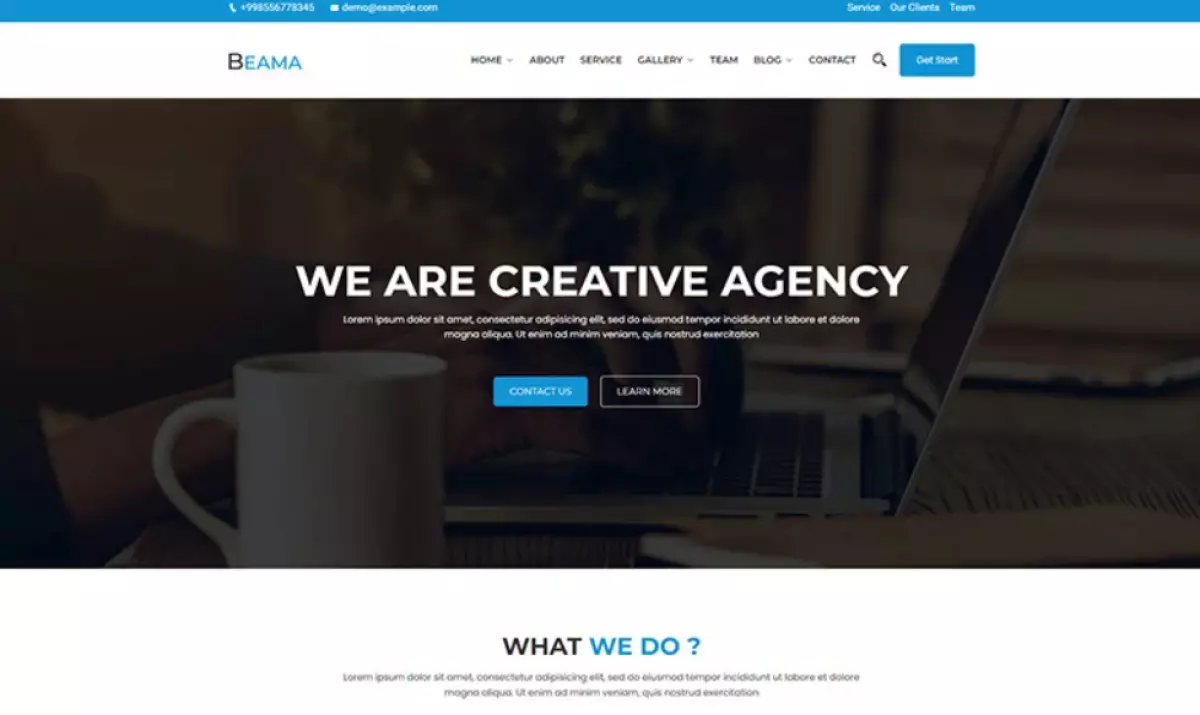 Beama - Agency Business WordPress Theme