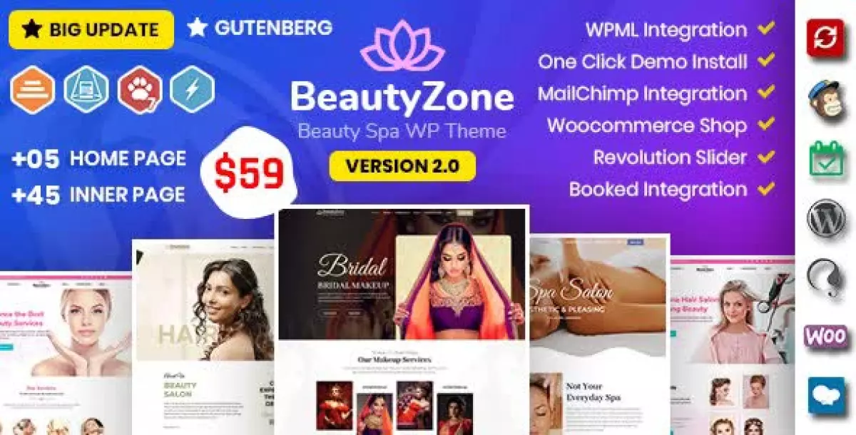 BeautyZone: Beauty Spa Salon WordPress Theme