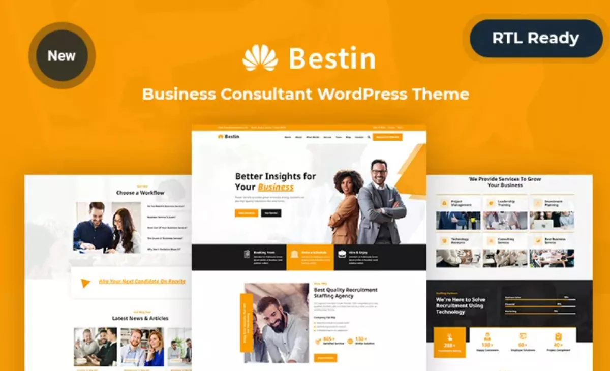 Bestin - Responsive Business WordPress Theme