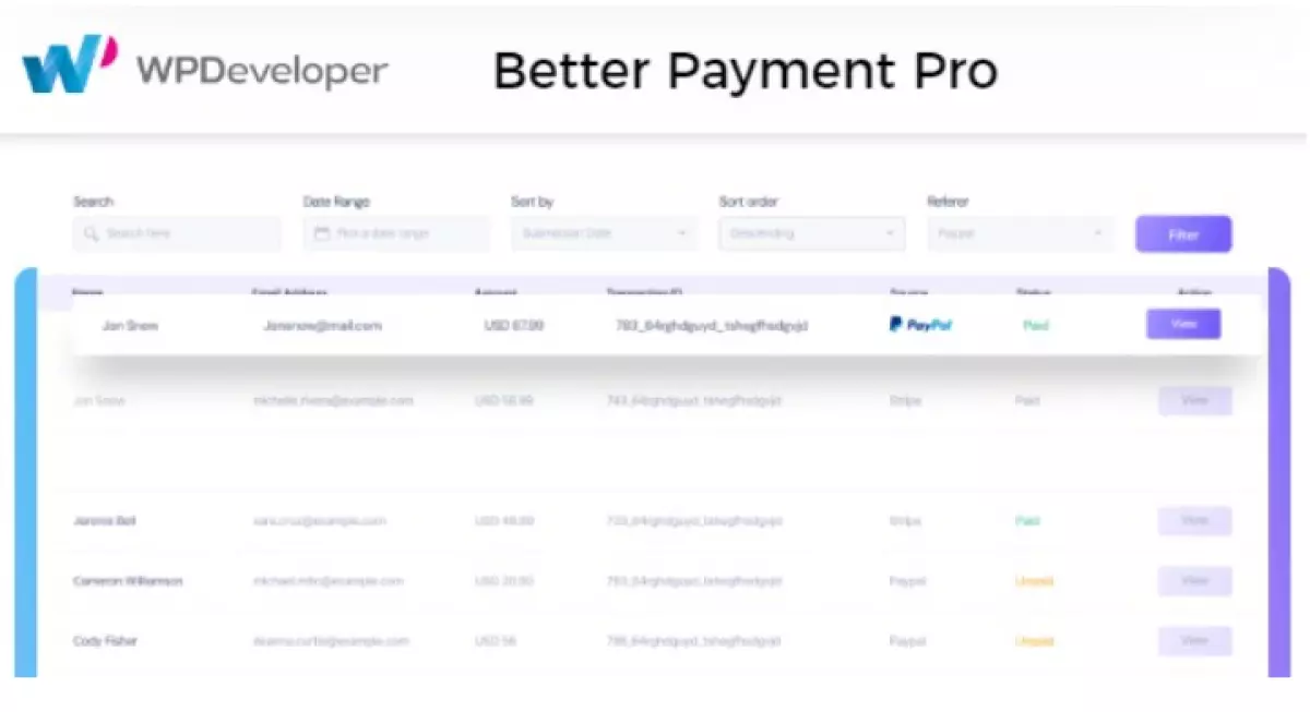 Better Payment Pro – WPDeveloper