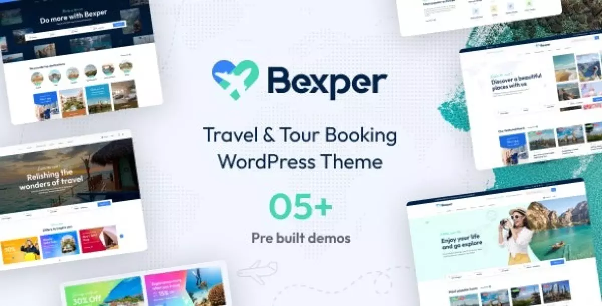 Bexper - Travel &amp; Tour Booking WordPress Theme