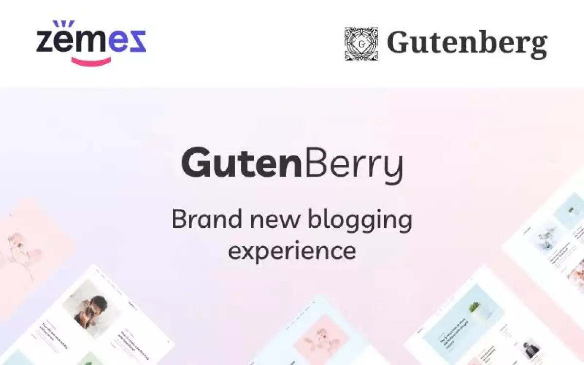 Gutenberry - Gutenberg-based Clean Blog WordPress Theme