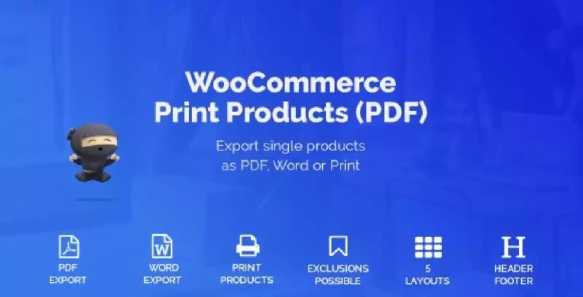 WooCommerce Print Products (PDF)